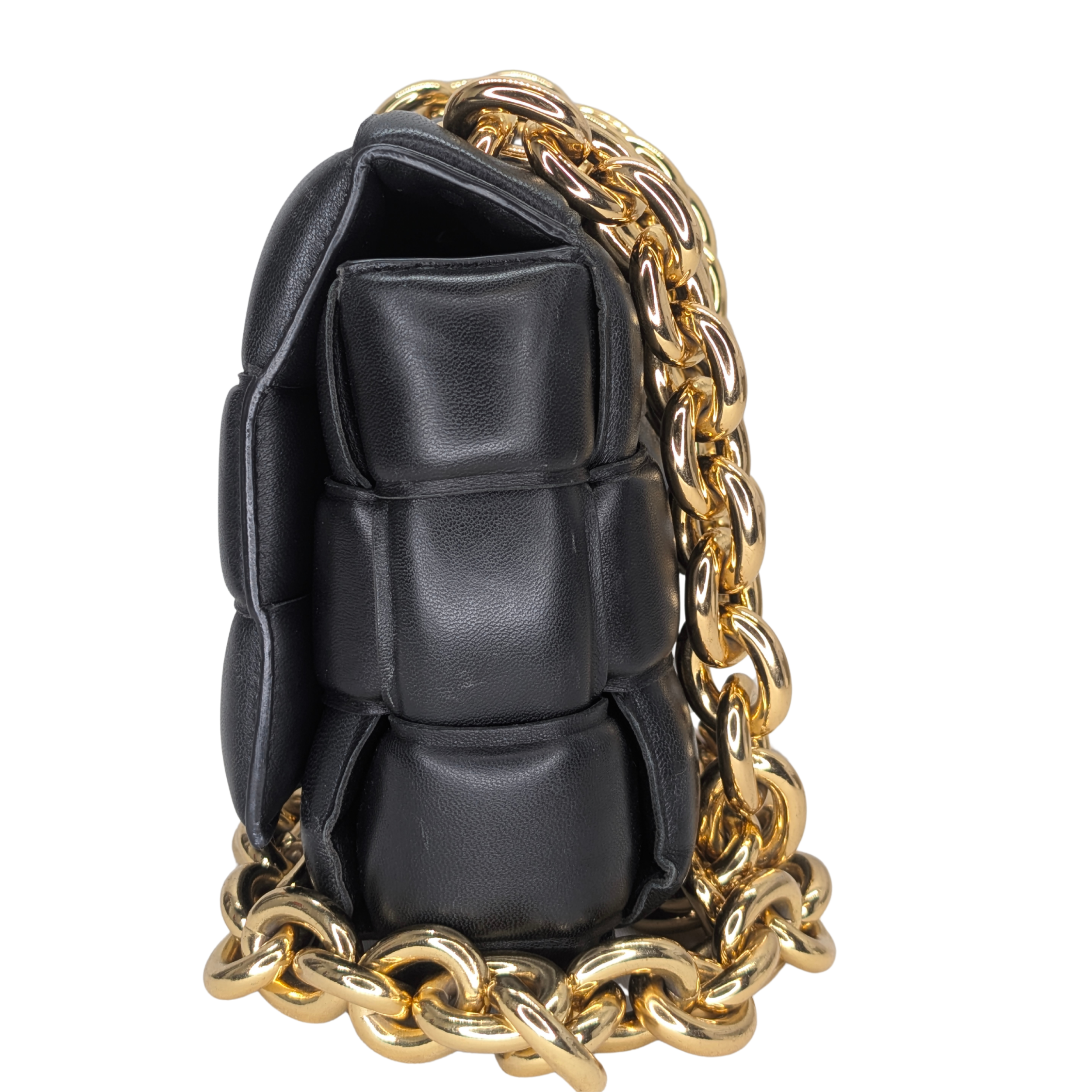 Bottega Veneta Chain Padded Cassette Bag Black