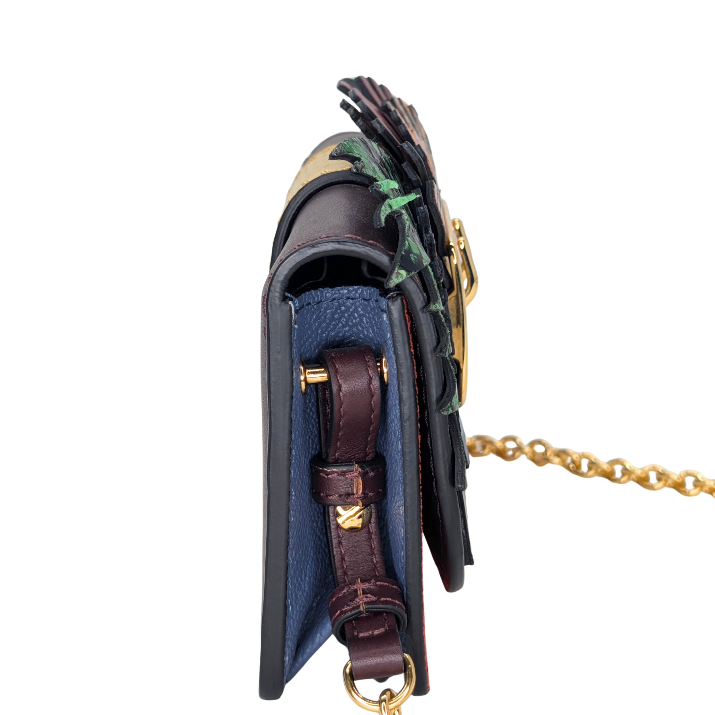 Burberry迷你扣环包猫头鹰野兽系列斜挎包