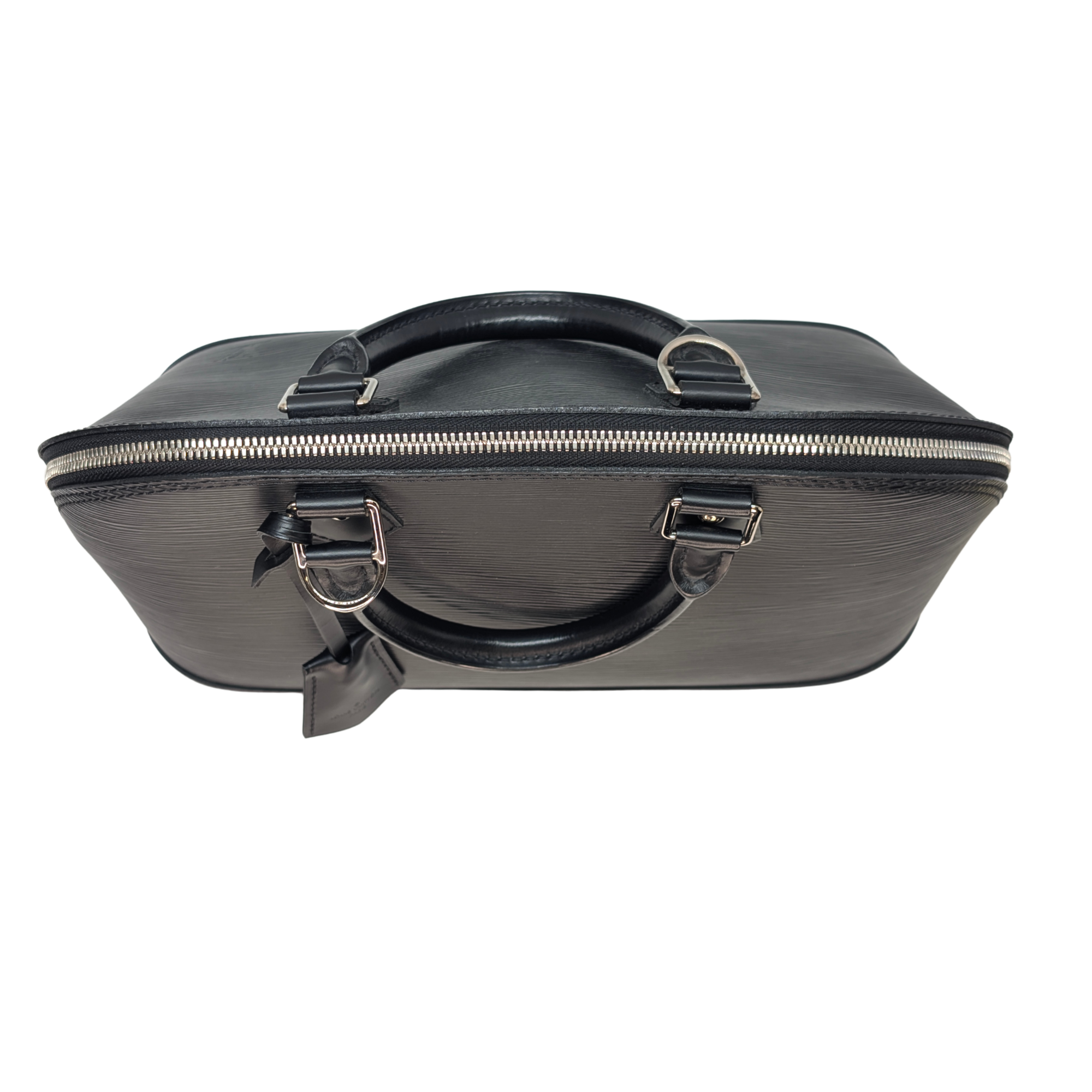 Louis Vuitton Alma MM Handbag Epi Leather Black