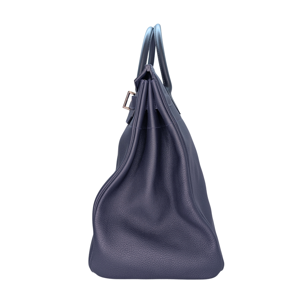 Hermes Hac Birkin 40 Togo SHW Stamp B Bleu Nuit