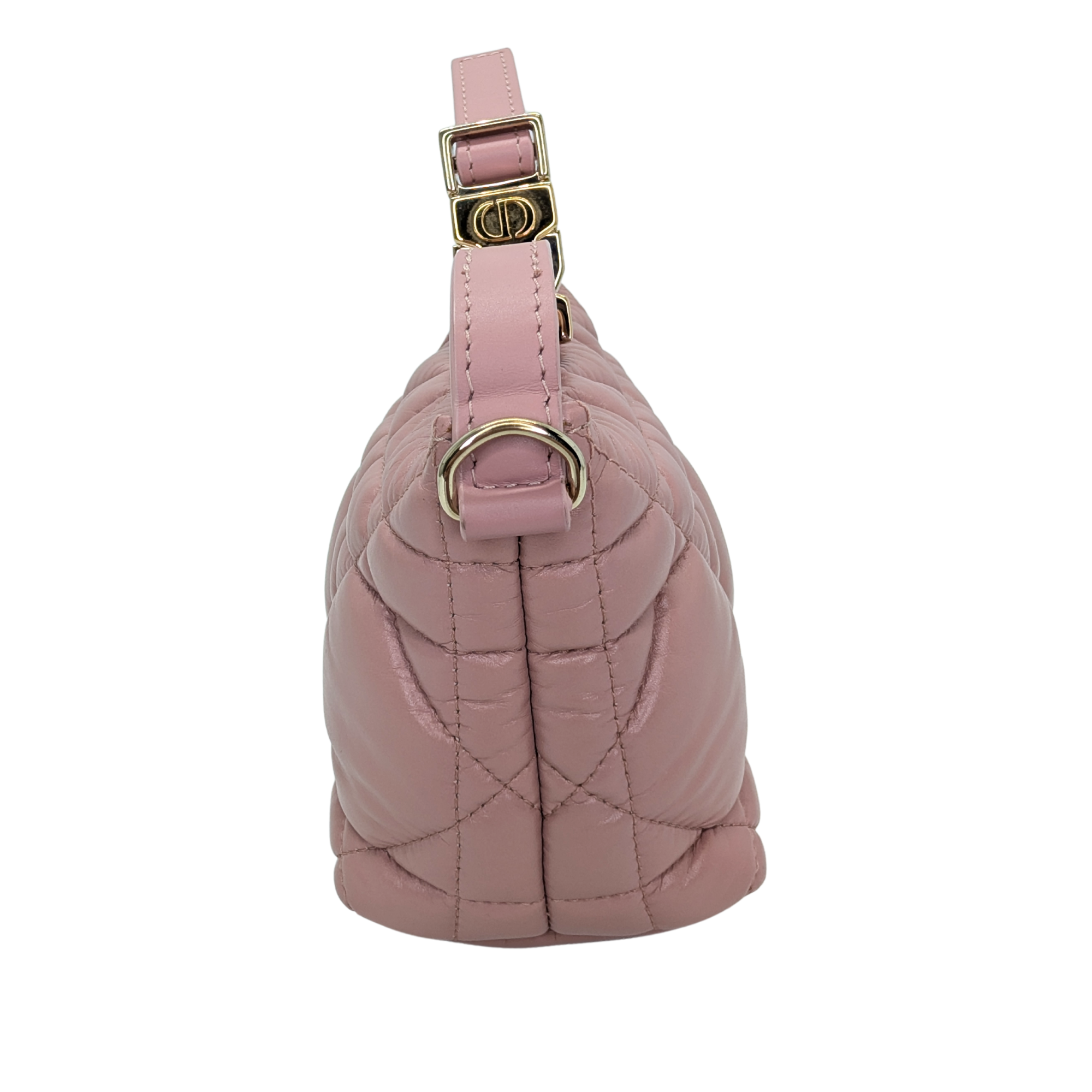 Dior Macrocannage Nomad 旅行手袋 小牛皮 粉色