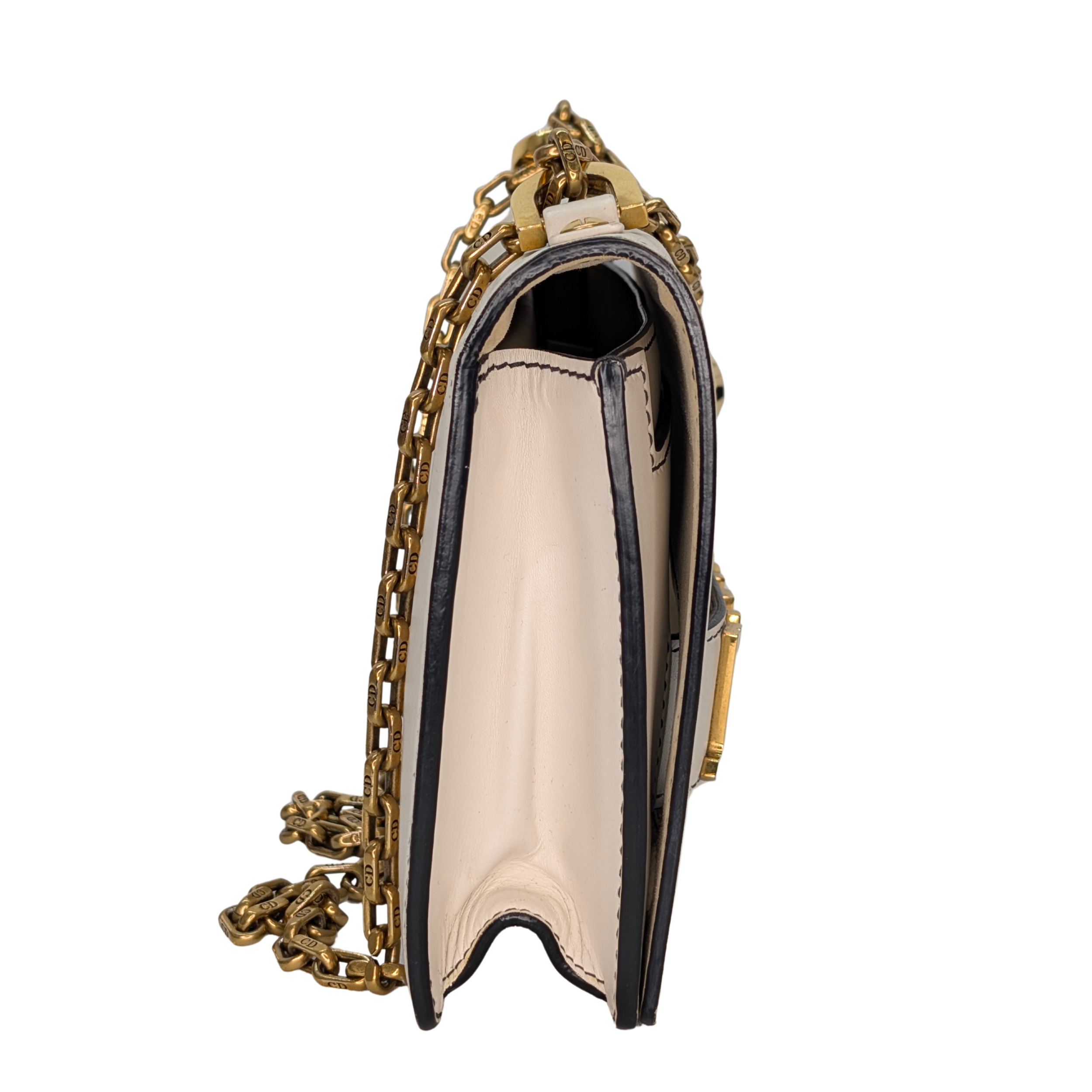 Dior JaDior 中号白色牛皮肩背包