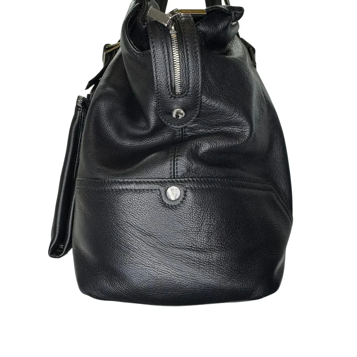 Versace Carry On Large Leather Black - Lost Designer