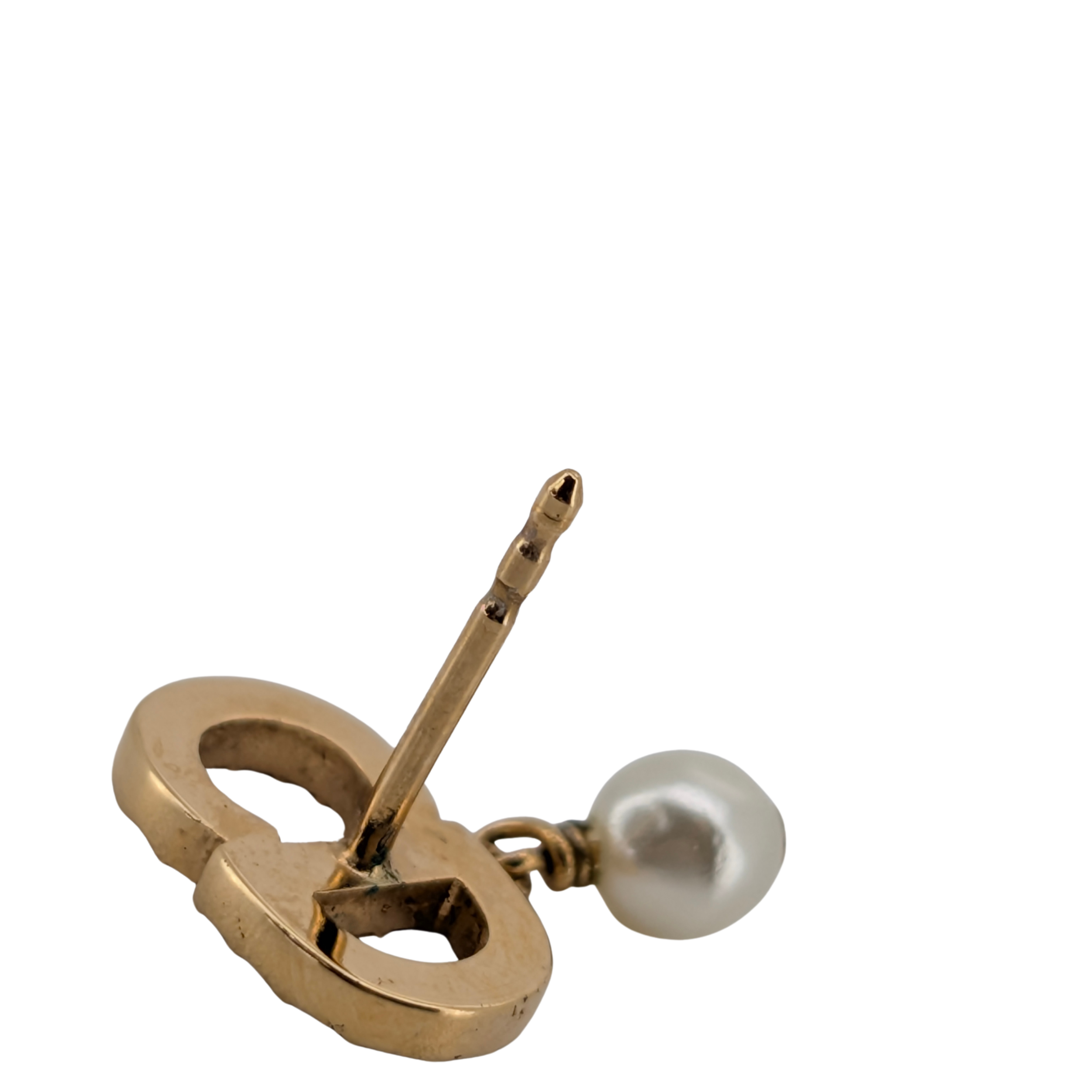 Dior Tribales Crystal Gold Tone Earrings