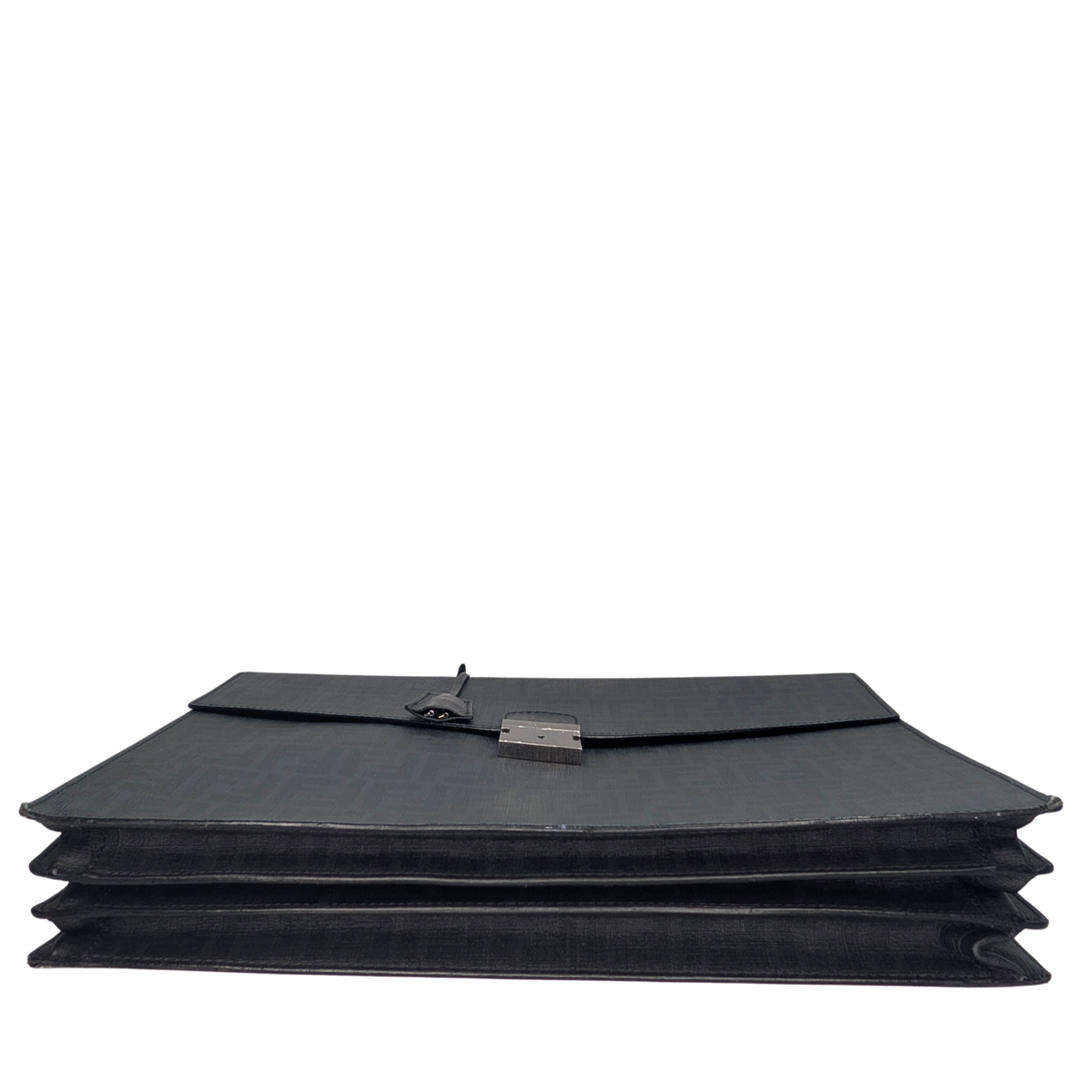 Fendi Zucca Monogram Briefcase Black
