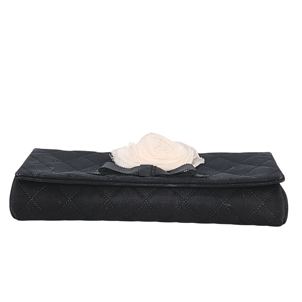 Chanel Camellia Shoulder Bag Black