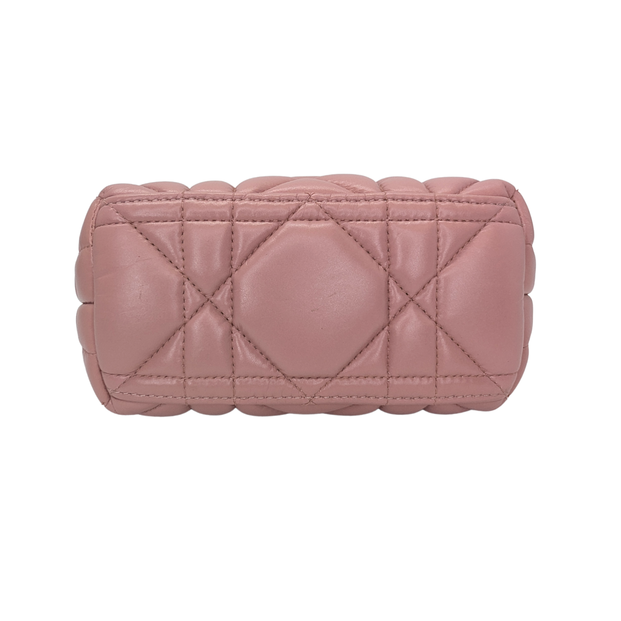 Dior Macrocannage Nomad 旅行手袋 小牛皮 粉色