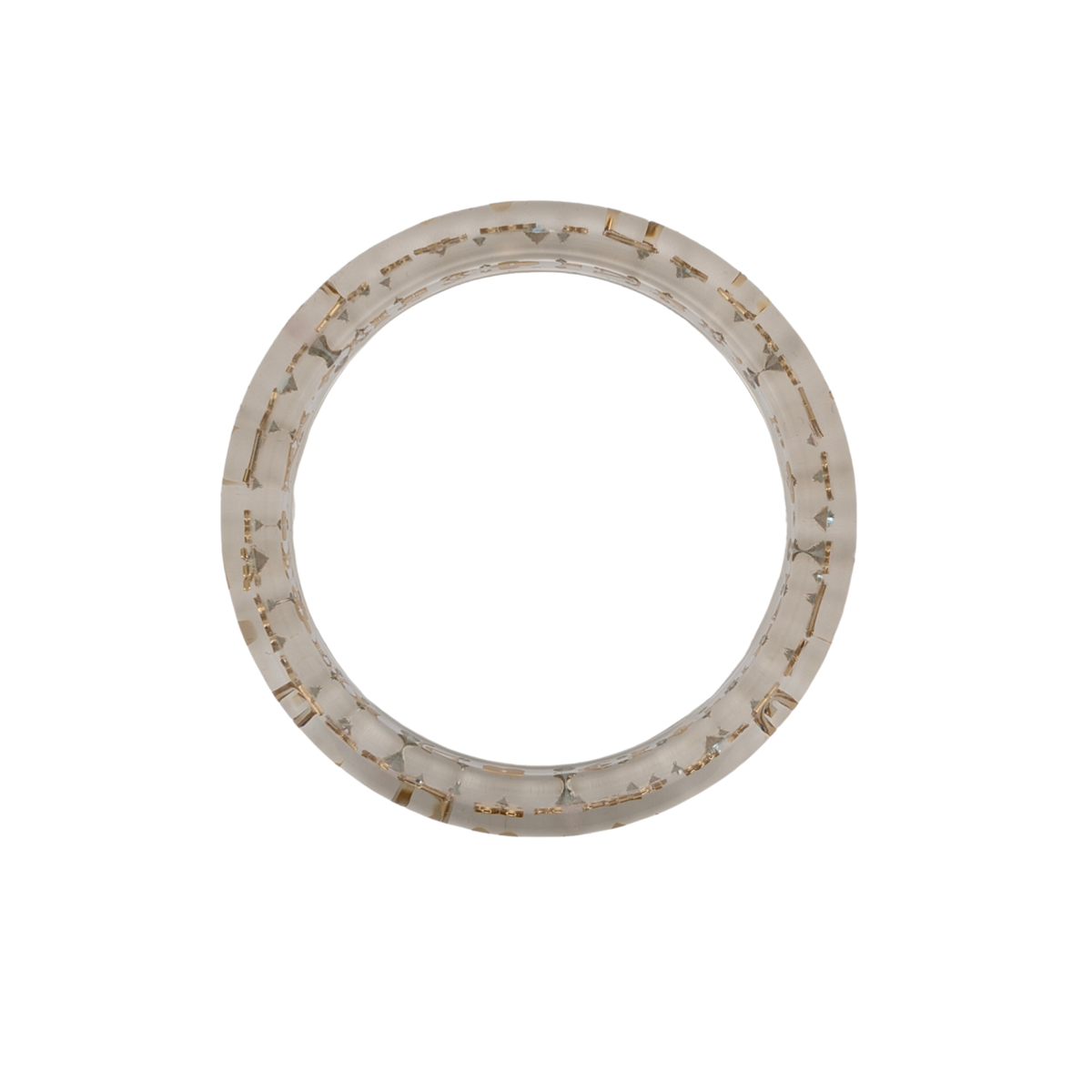 Louis Vuitton Resin Inclusion Bangle Bracelet