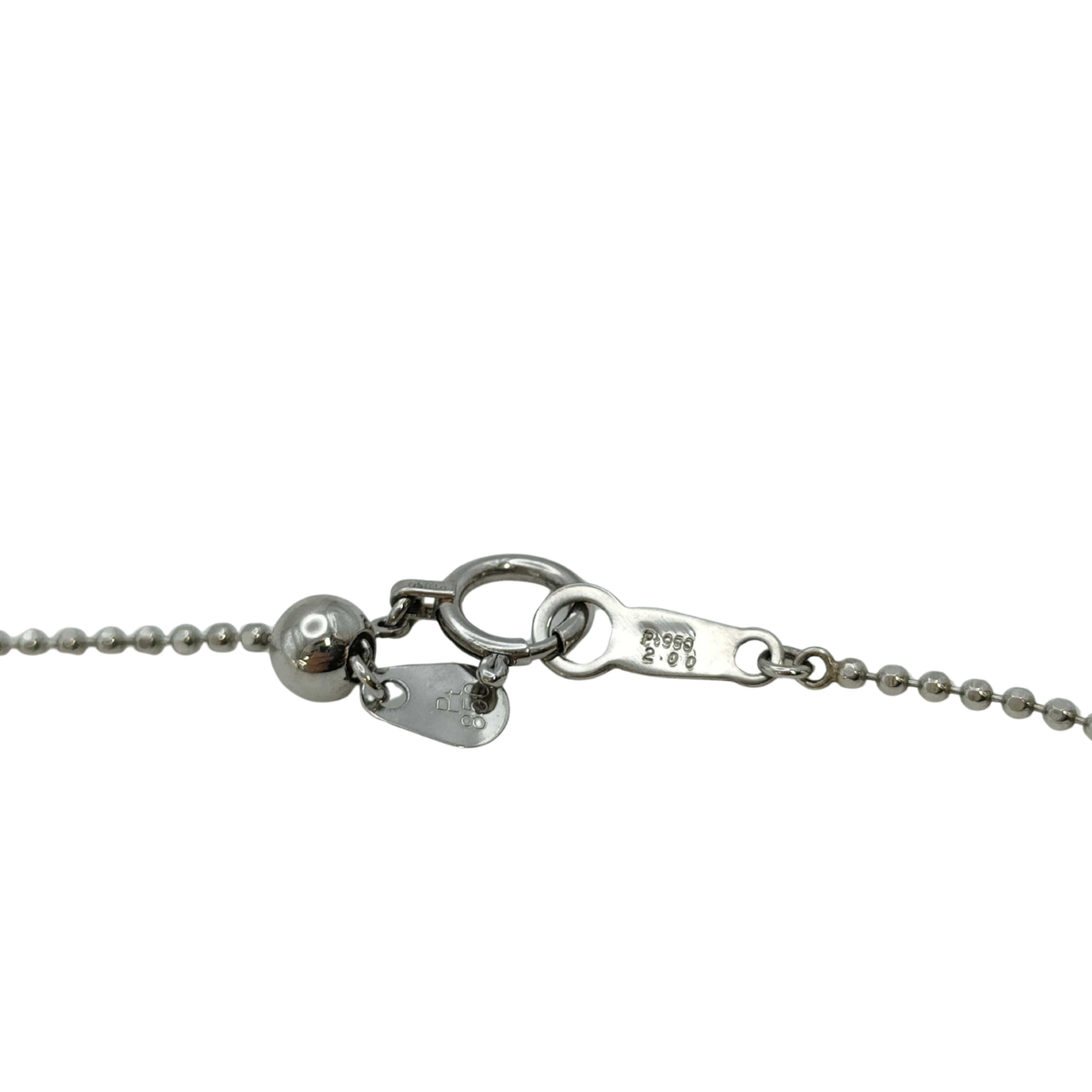 2.0Ct Natural Diamond Tennis-Style Centre Necklace In Platinum