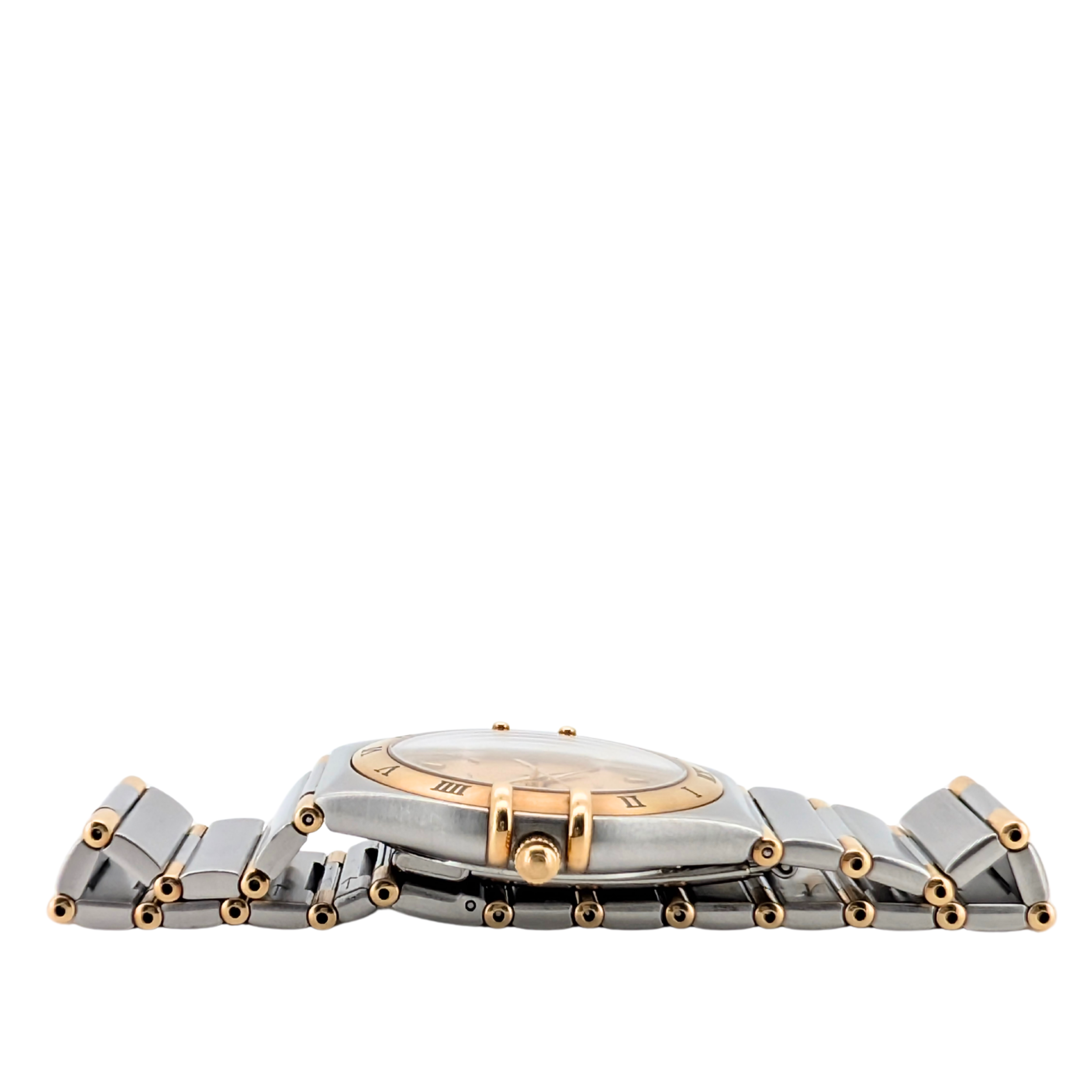 Omega Constellation Quartz 18k Solid Gold Bezel 396.1201