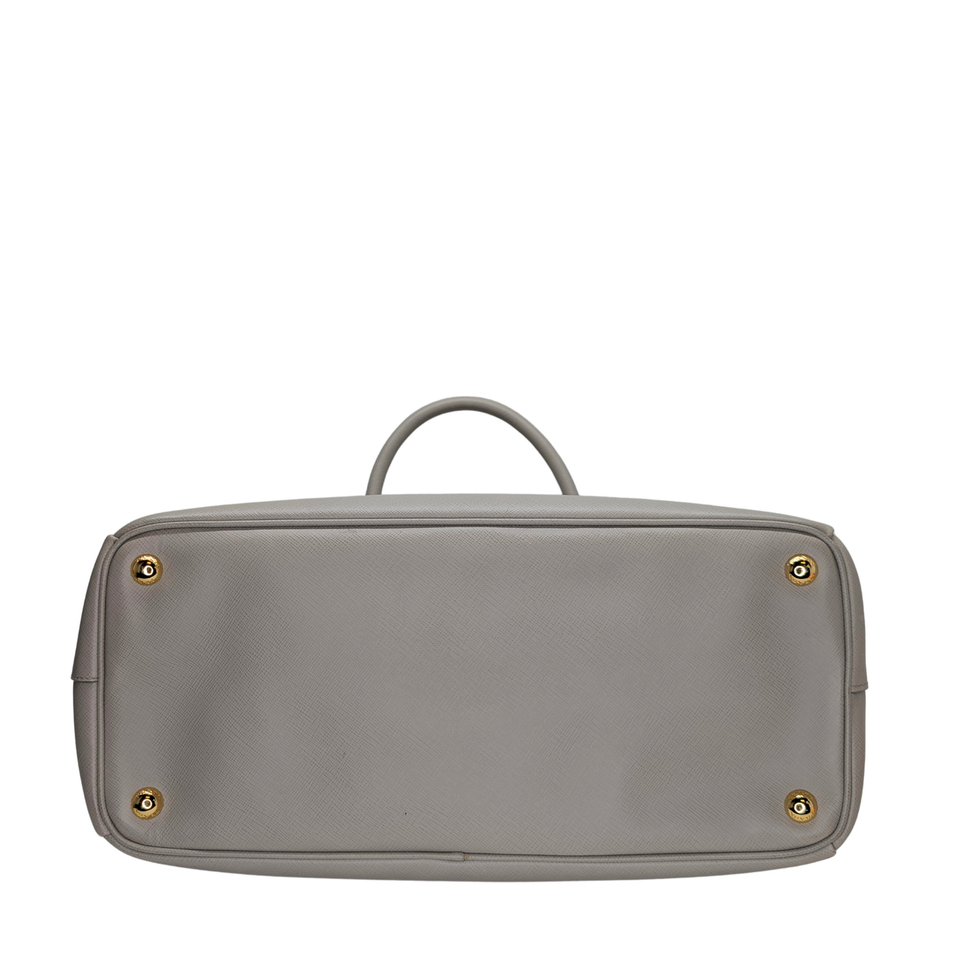Prada Saffiano Large Galleria Tote Bag Grey