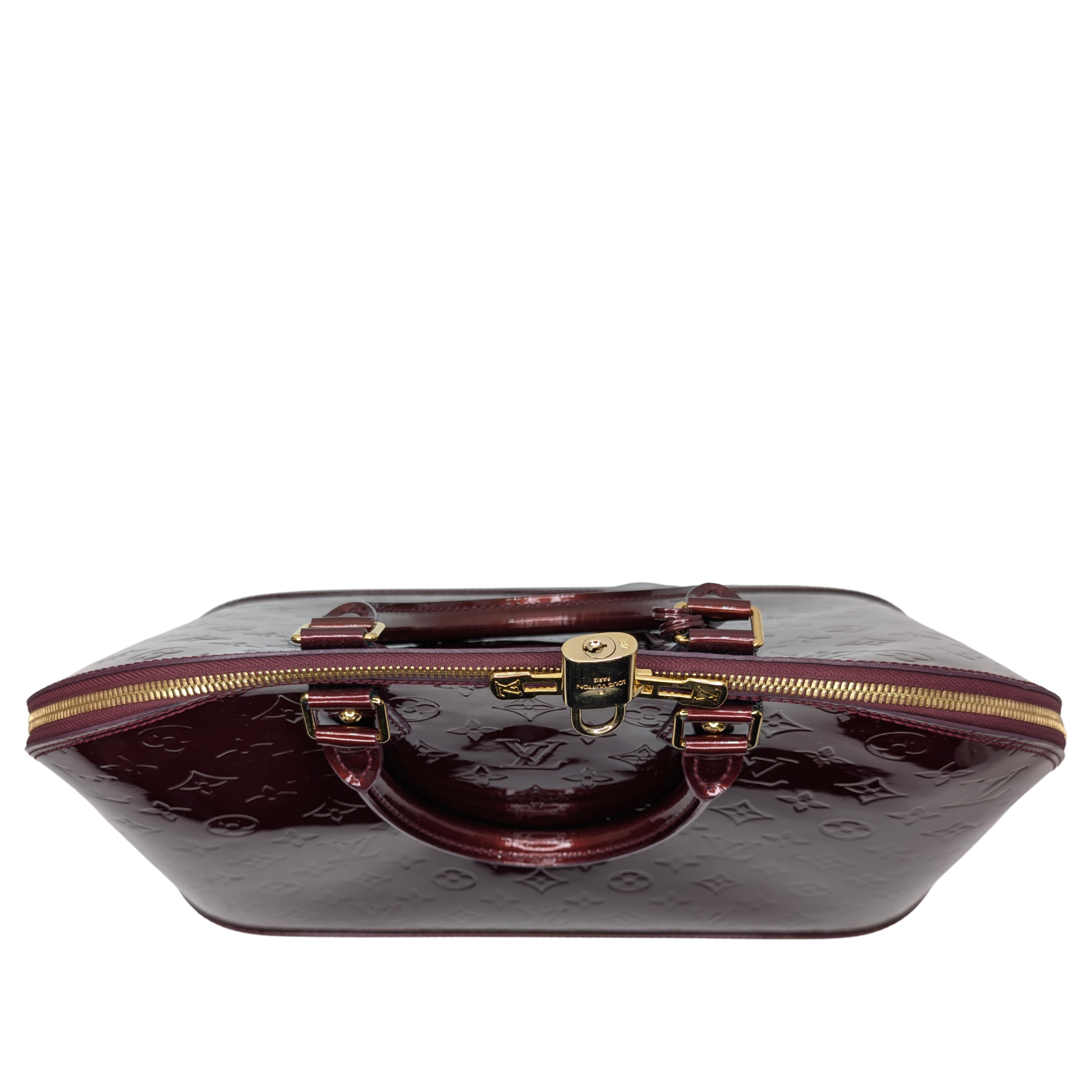 Louis Vuitton Alma GM Monogram Vernis Amarante