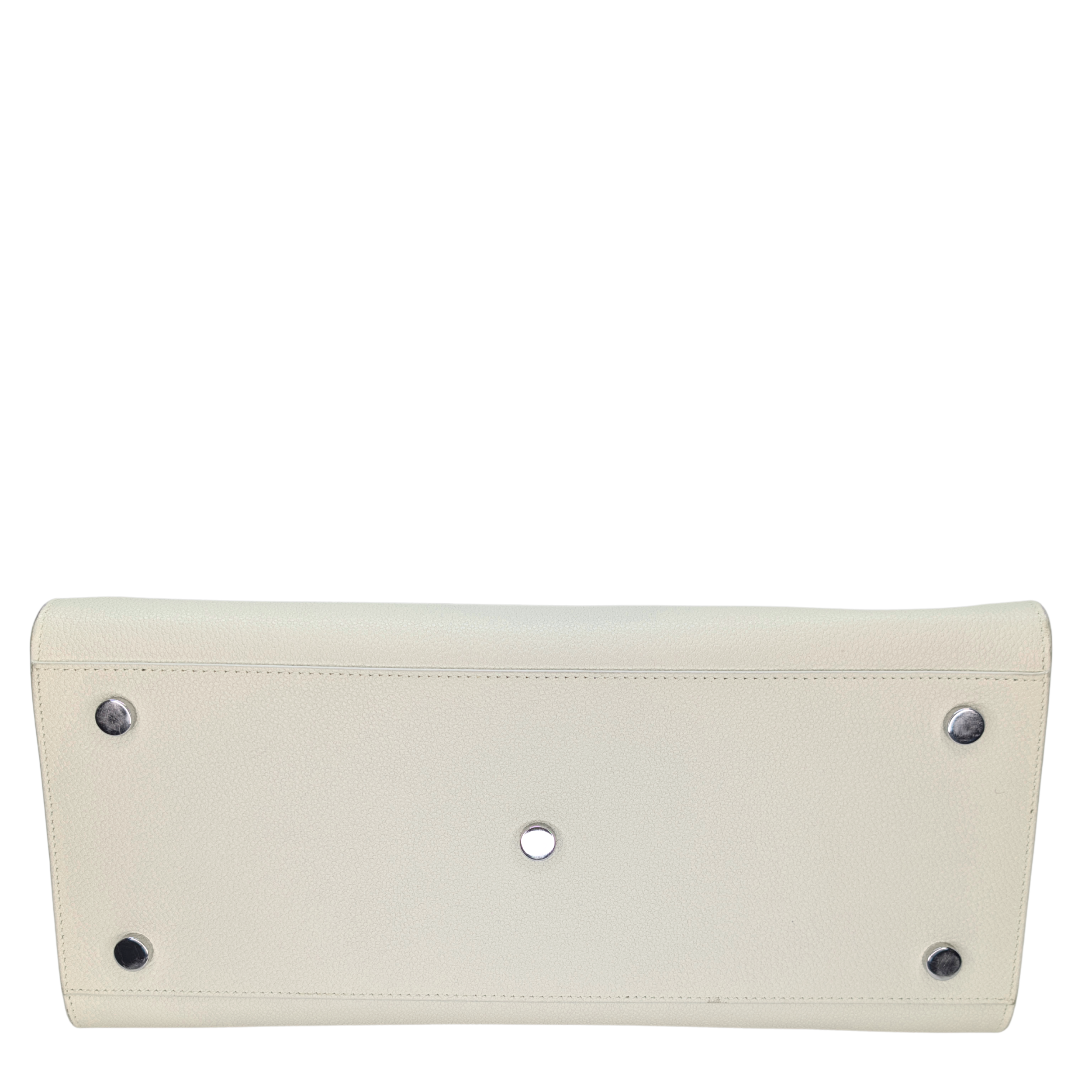 Saint Laurent Sac De Jour Leather White