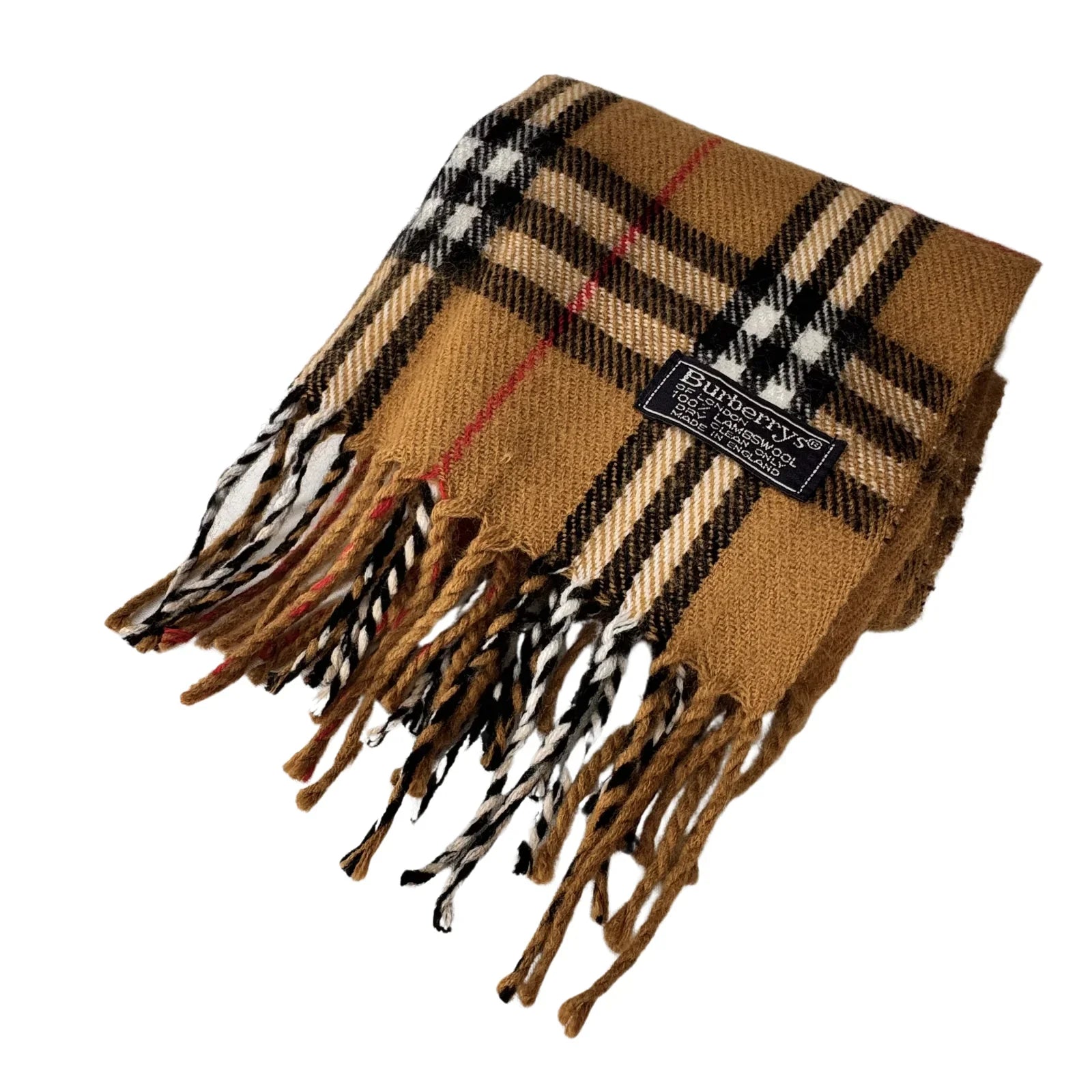 Burberry Lambswool Check Scarf - Lost Designer