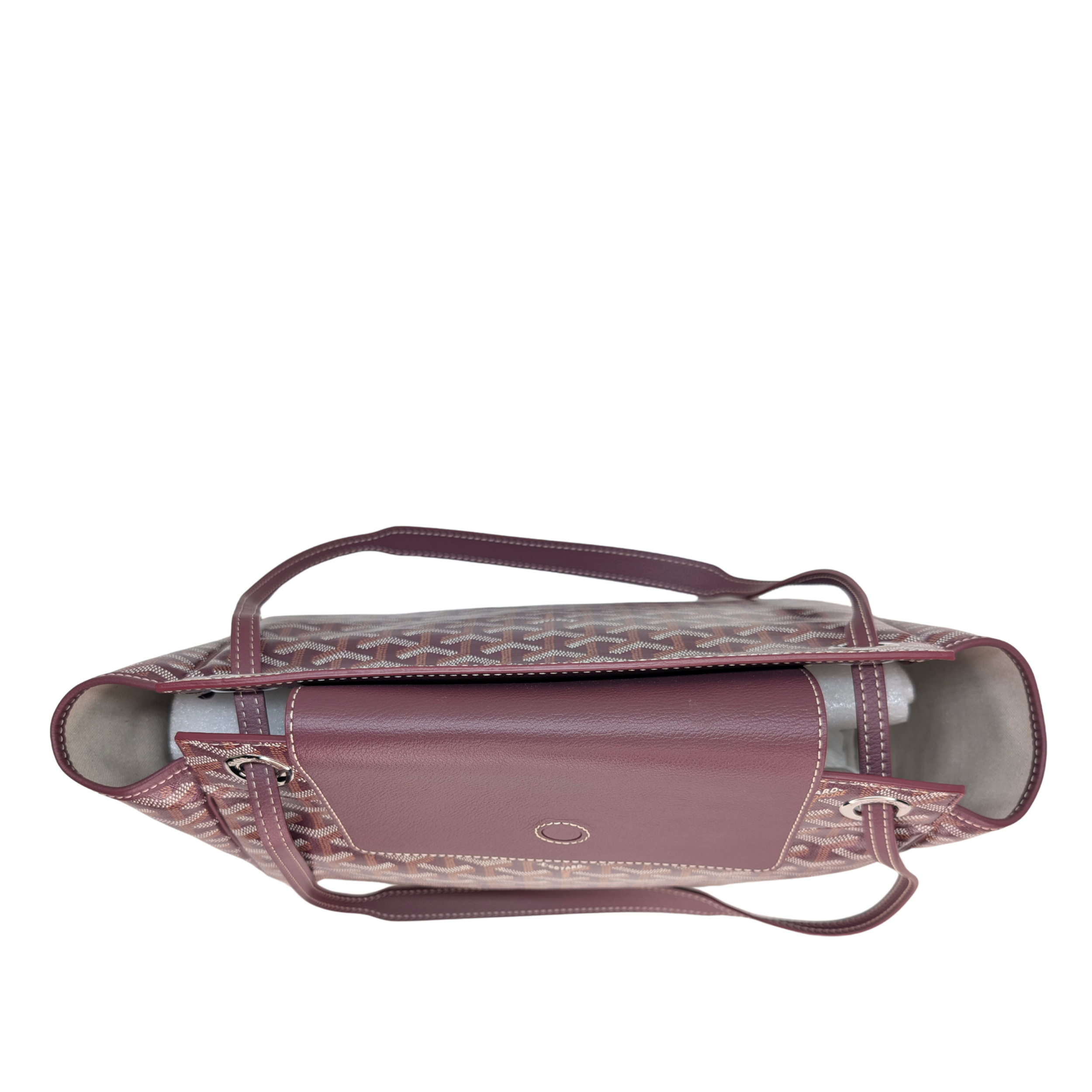Goyard Goyardine Rouette PM Shoulder Bag Burgundy