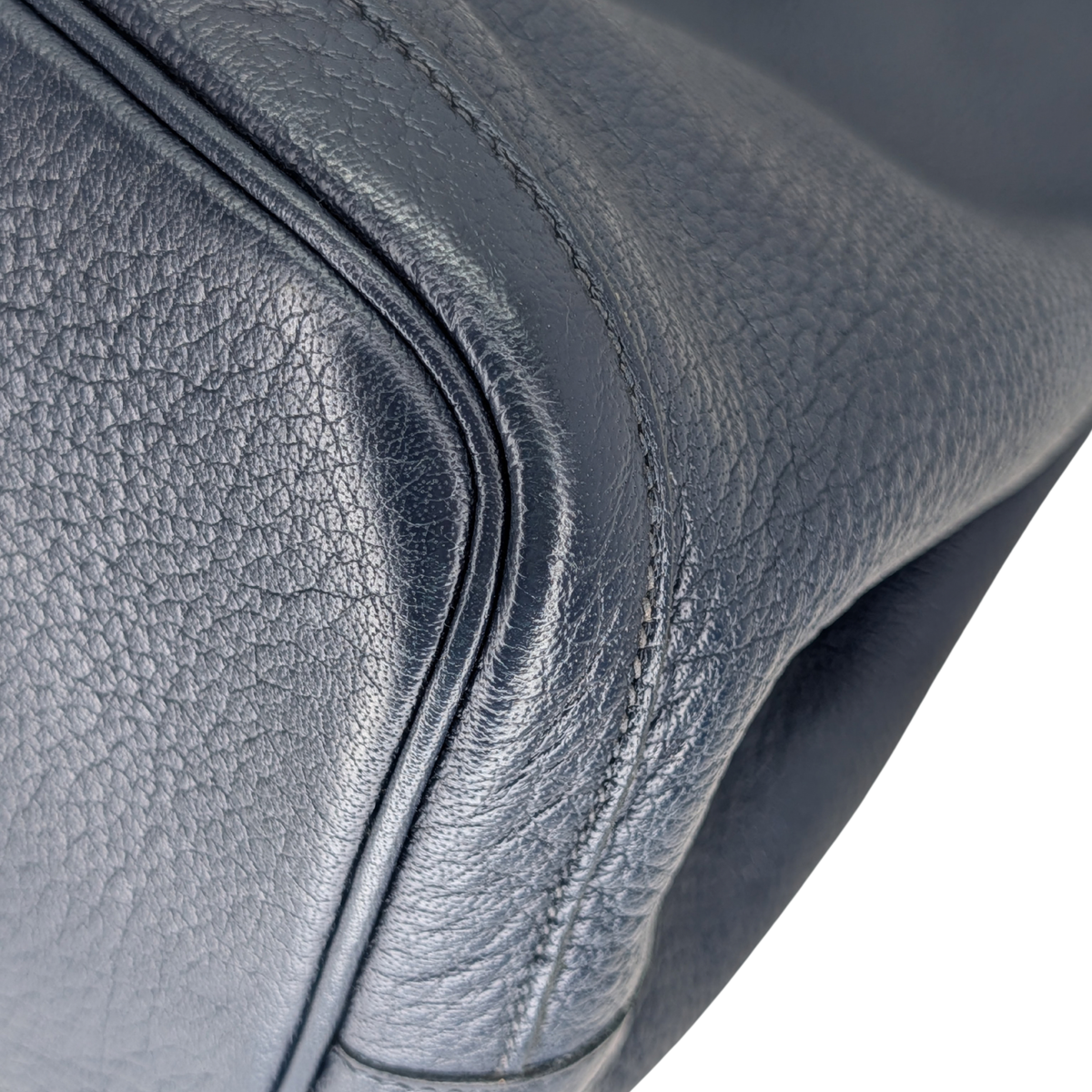 Hermes Garden Party 36 Negonda Square L Stamp Dark Navy
