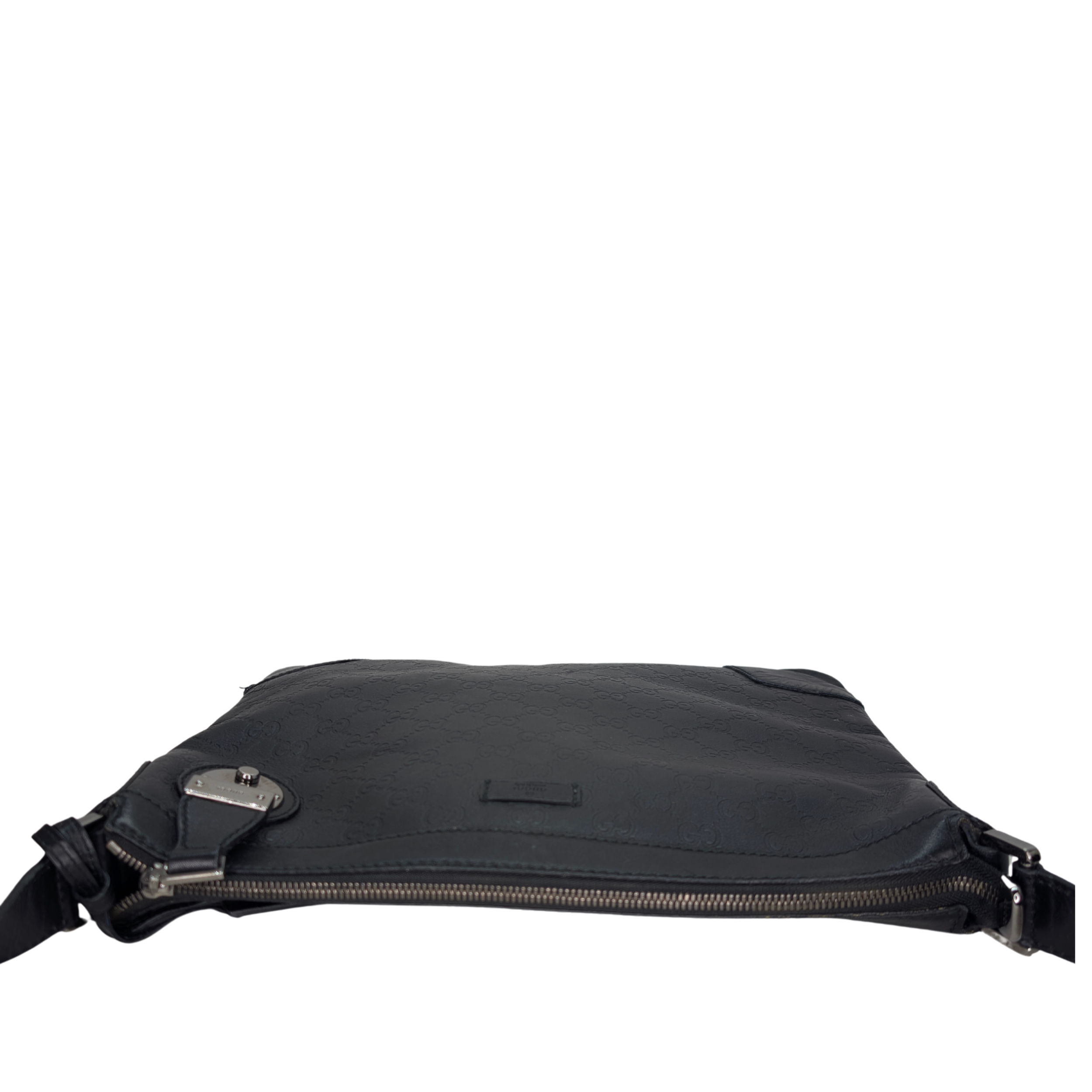 Gucci Guccissima Messenger Bag Large Black