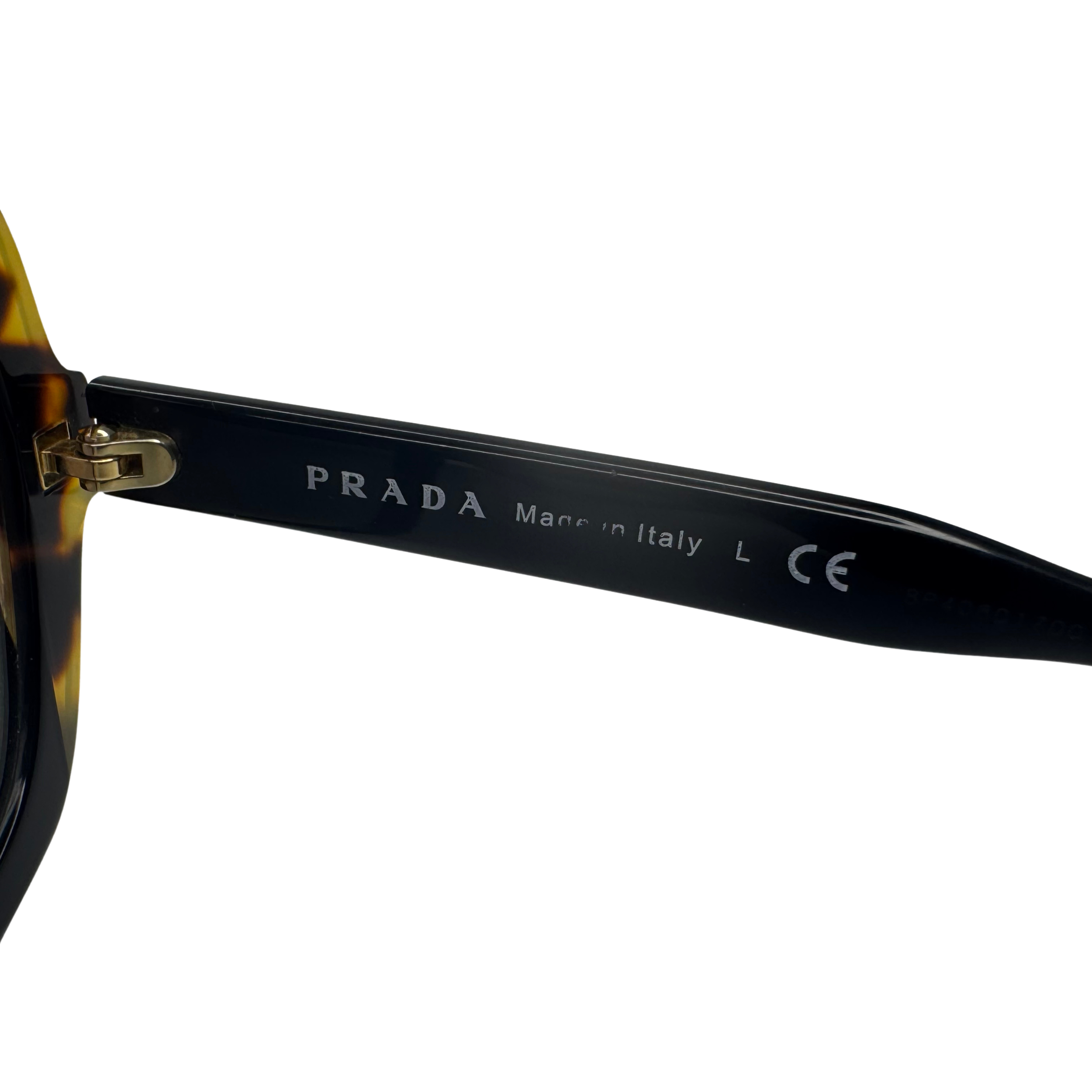 Prada SPR 16U 黑色方框太阳镜
