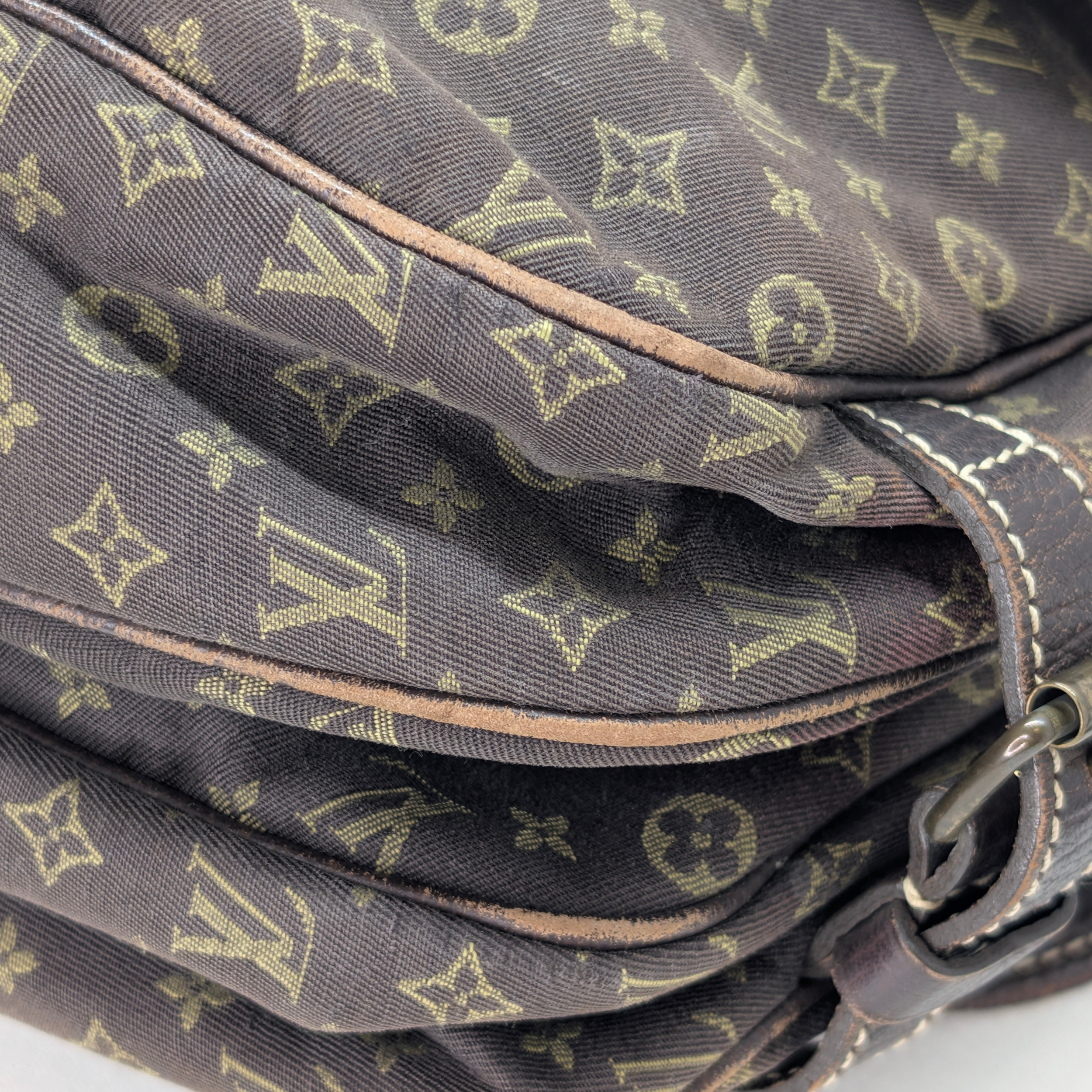 Louis Vuitton Saumur 30 Mini Lin Monogram Crossbody Bag