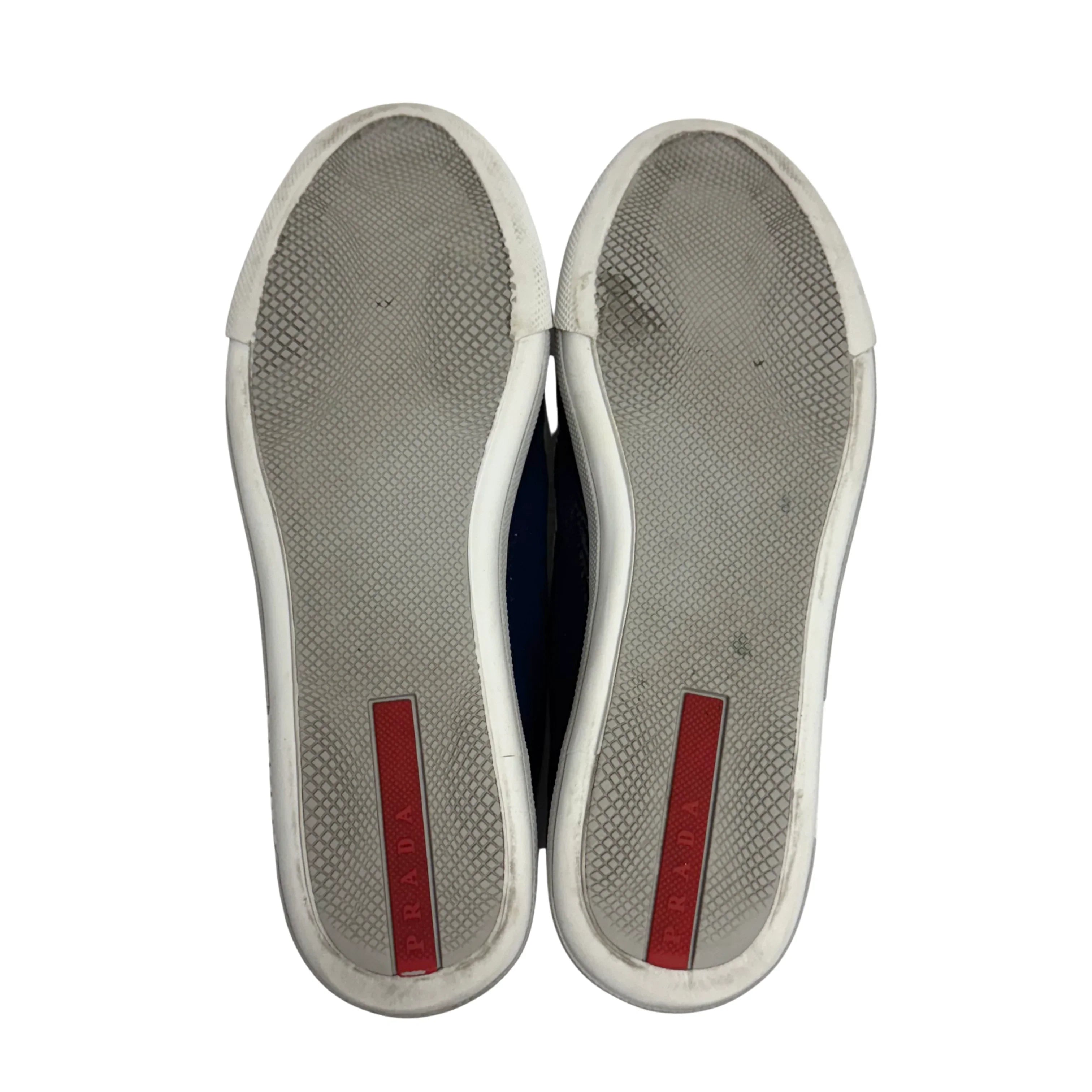 Prada Naplak Royal Patent leather sneakers Women's size 37 - Lost Designer