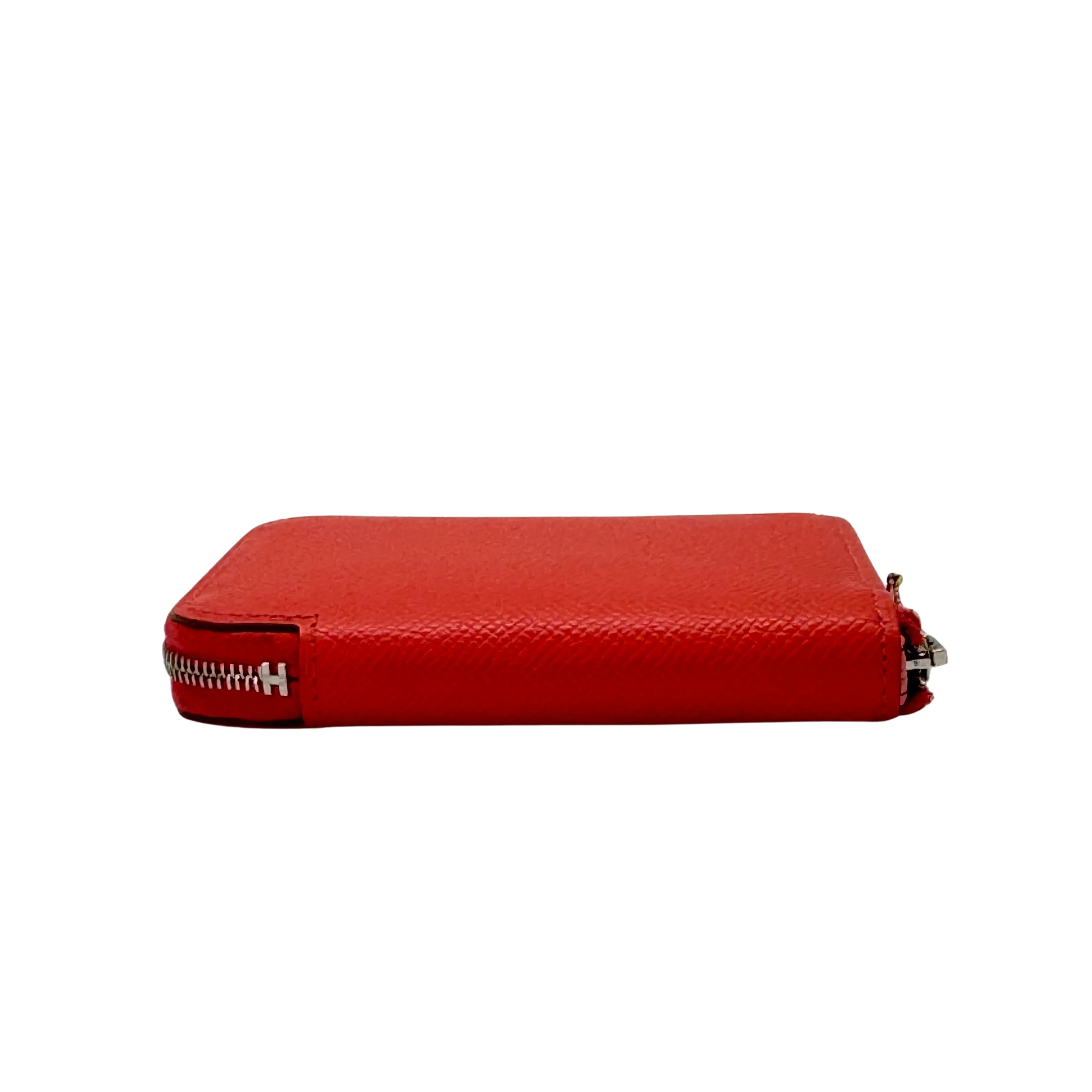 Hermés Epsom Silk'in Wallet Leather Red - Lost Designer