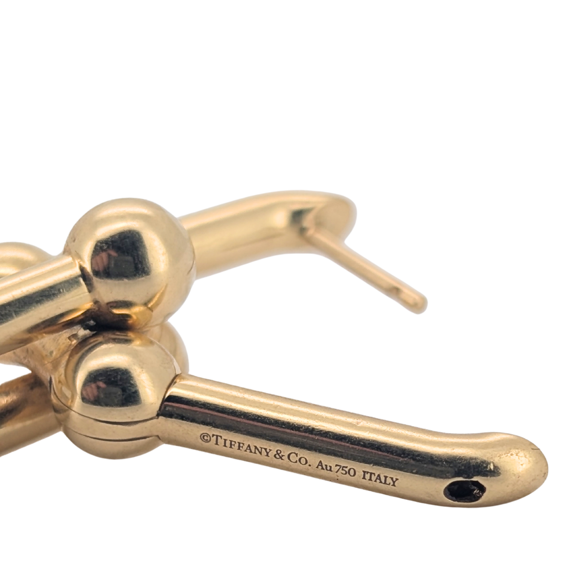 Tiffany & Co HardWear Large Link Earrings 18k Gold