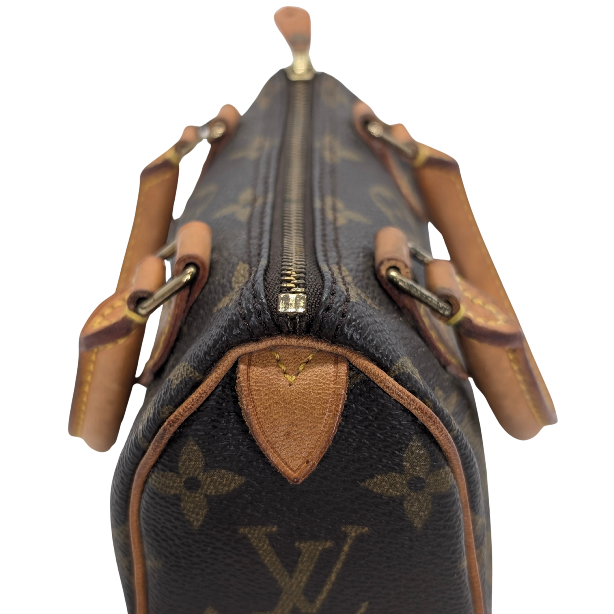 路易威登 Nano Speedy Monogram 手袋 棕色