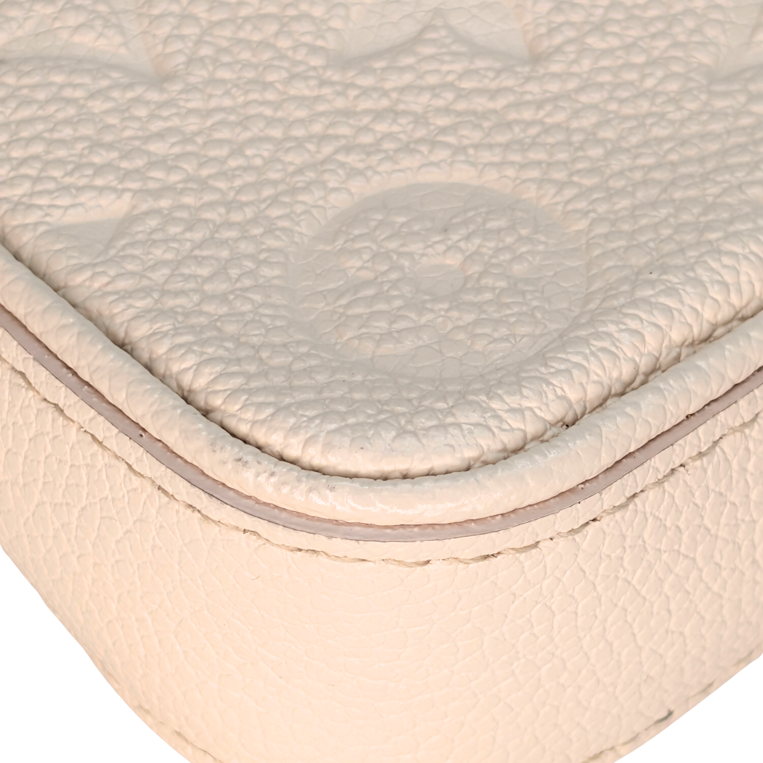 Louis Vuitton Easy Pouch On Strap Empreinte Leather White