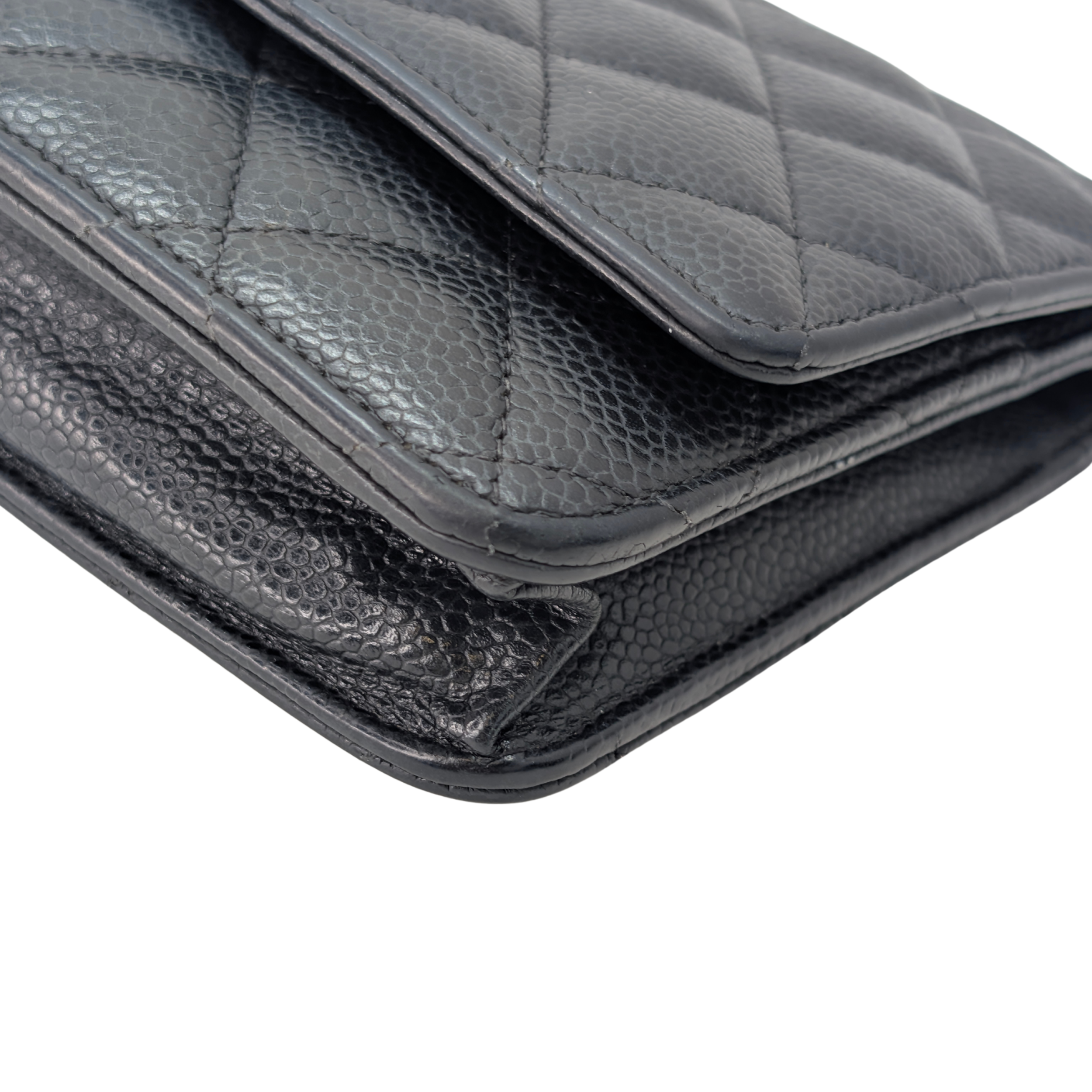 Chanel WOC Wallet on Chain Caviar Black GHW