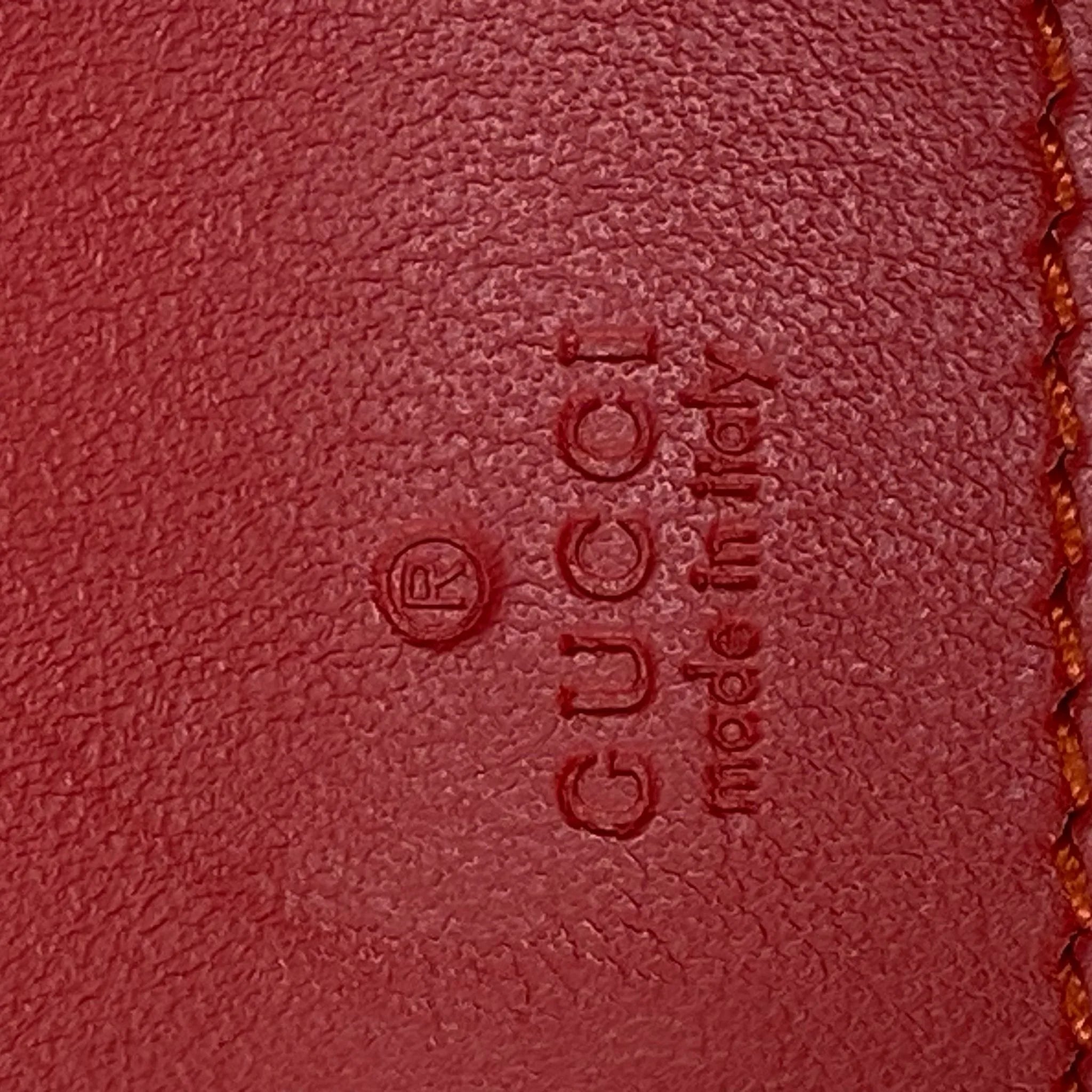 Gucci Calfskin Matelassé Mini GG Marmont Bucket Bag – Hibiscus Red - Lost Designer