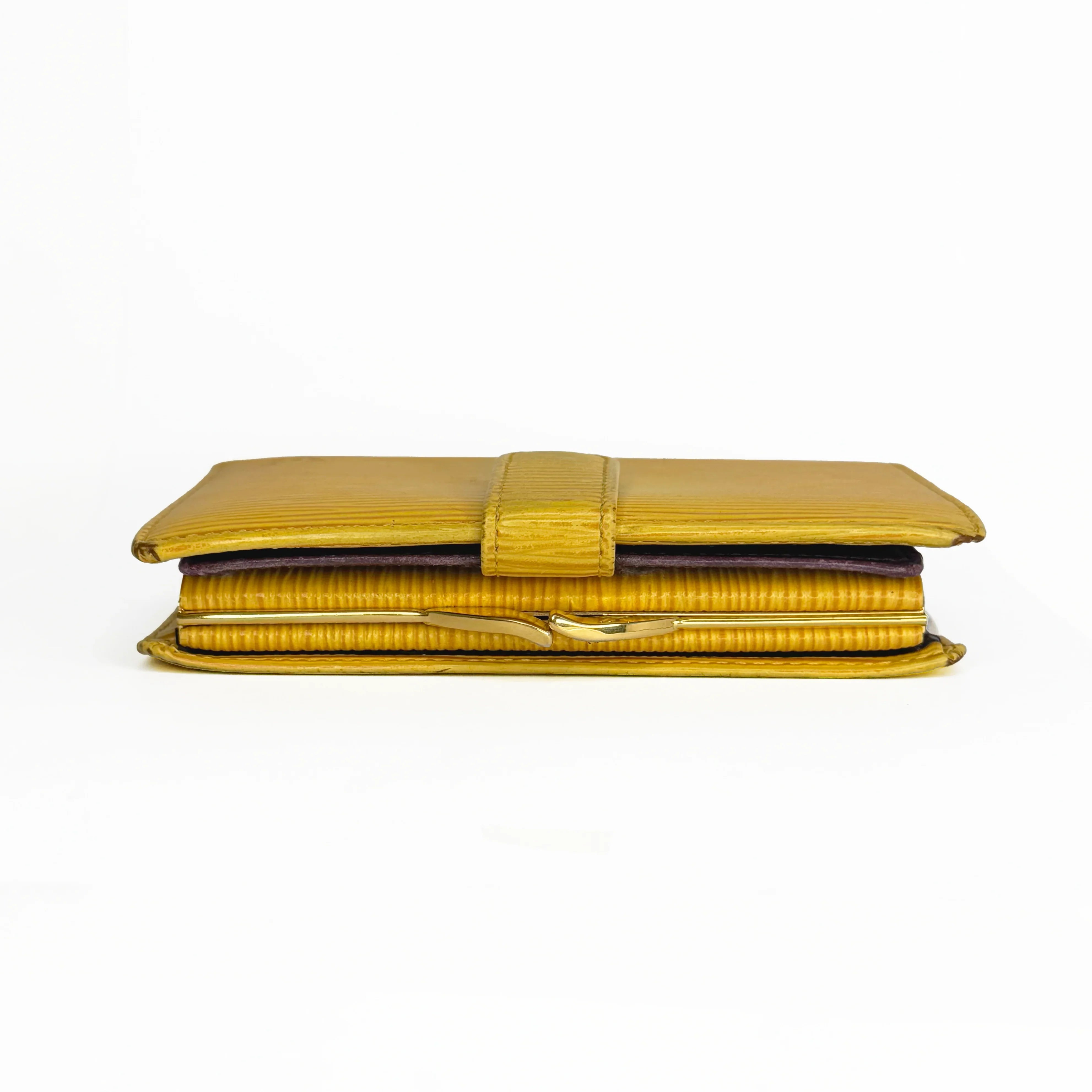 Louis Vuitton Epi Leather Long Wallet Yellow - Lost Designer