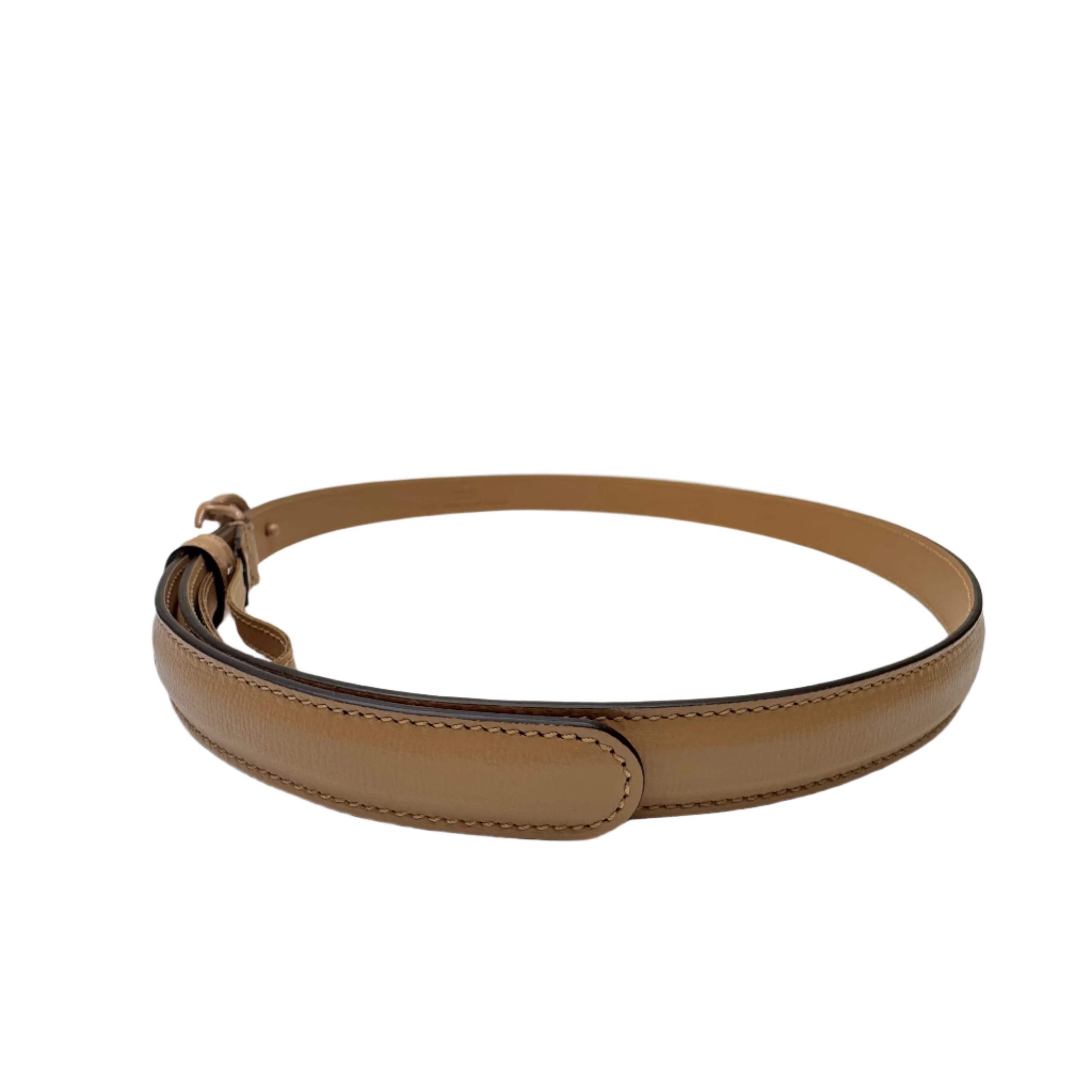 Gucci GG Marmont Monochrome Belt Leather with Enamel Thin - Lost Designer