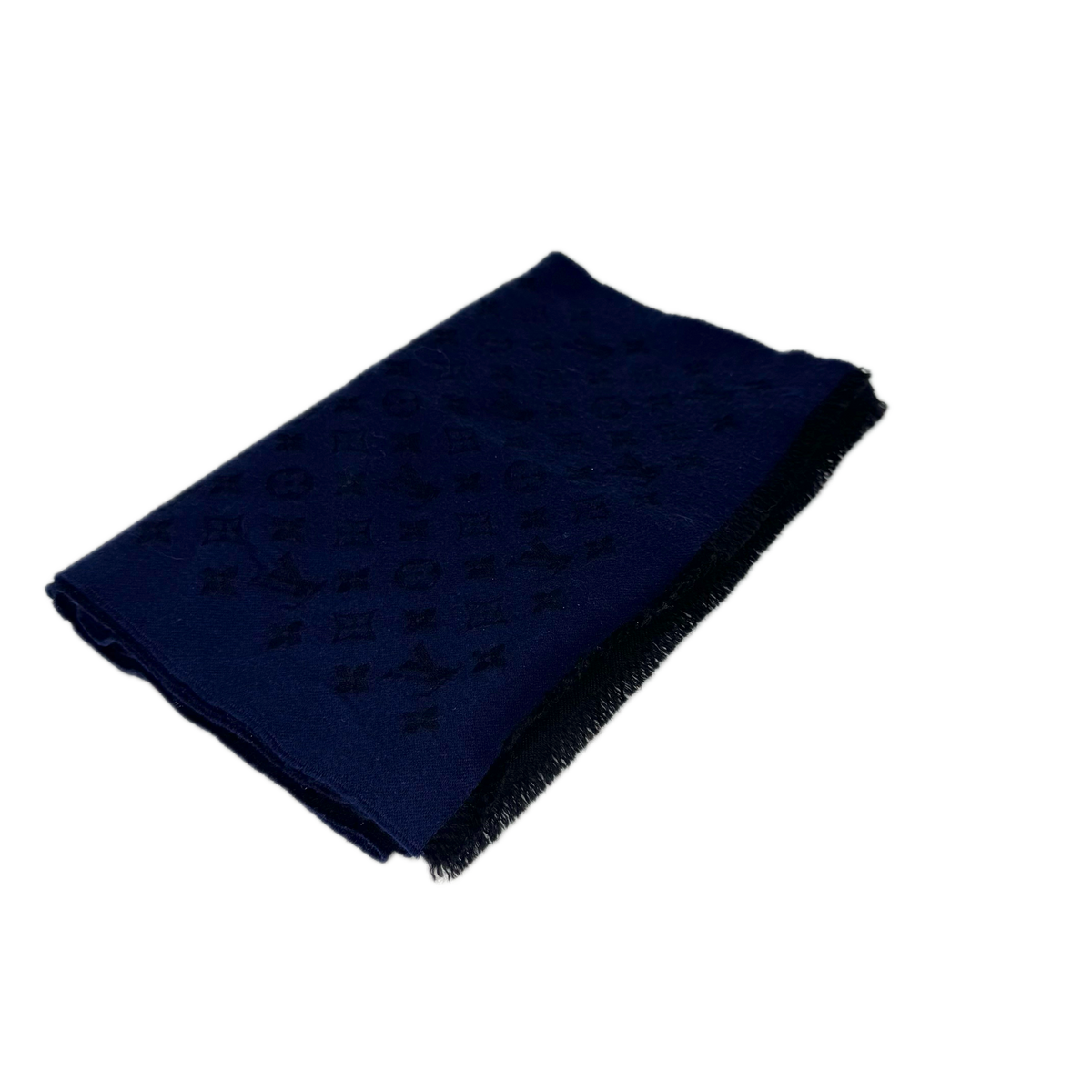 Louis Vuitton Scarf Navy Cashmere - Lost Designer