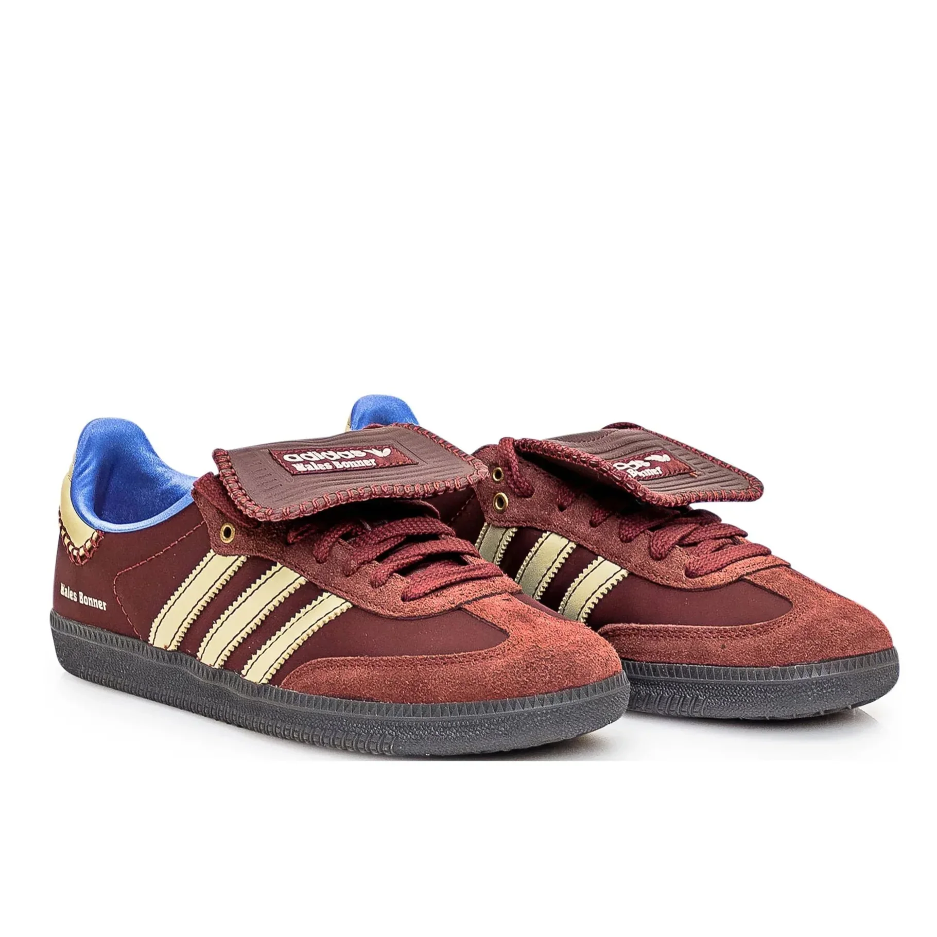 Adidas X Wales Bonner Samba Low Dark Brown Cream White Women's - Lost Designer