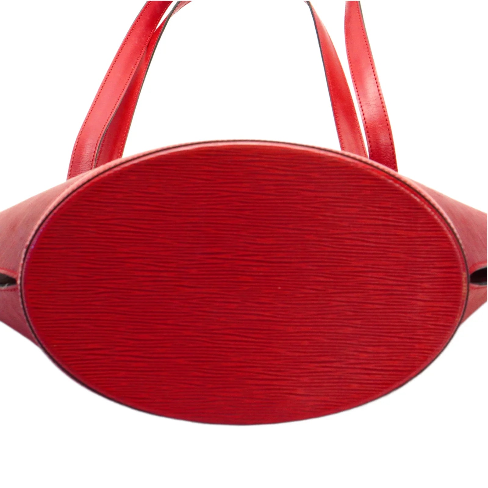 Louis Vuitton Saint Jacques Epi Leather Shoulder Bag Red - Lost Designer