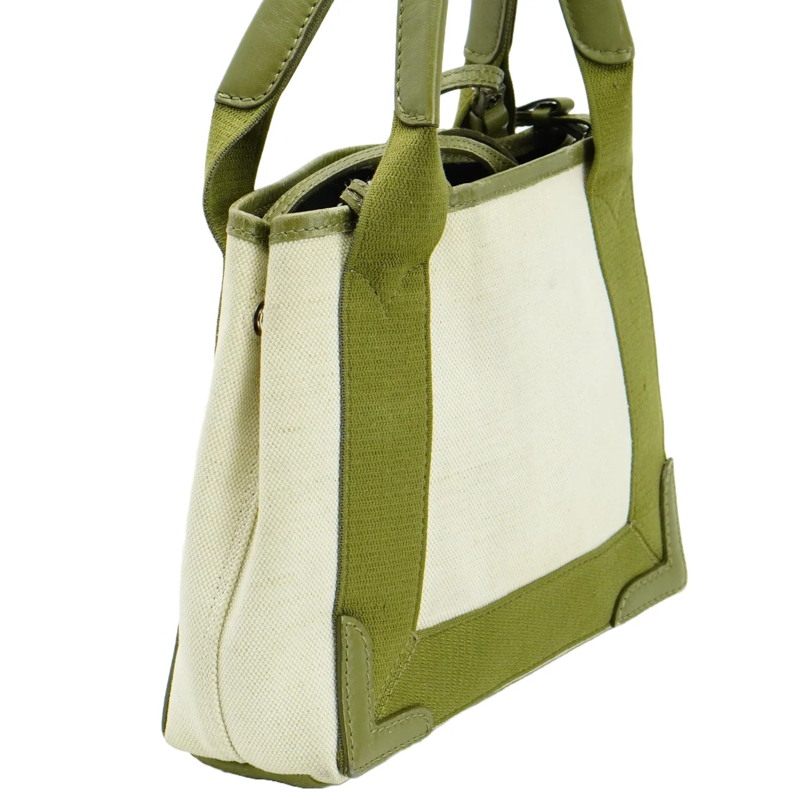 Balenciaga Cabas XS Tote Mini Bag Green - Lost Designer