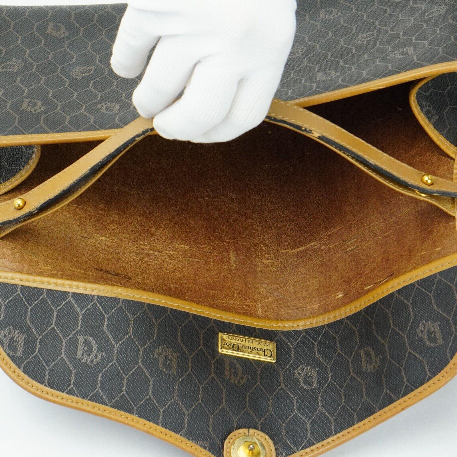 Christian Dior Crossbody x Clutch Bag Honeycomb - Lost Designer