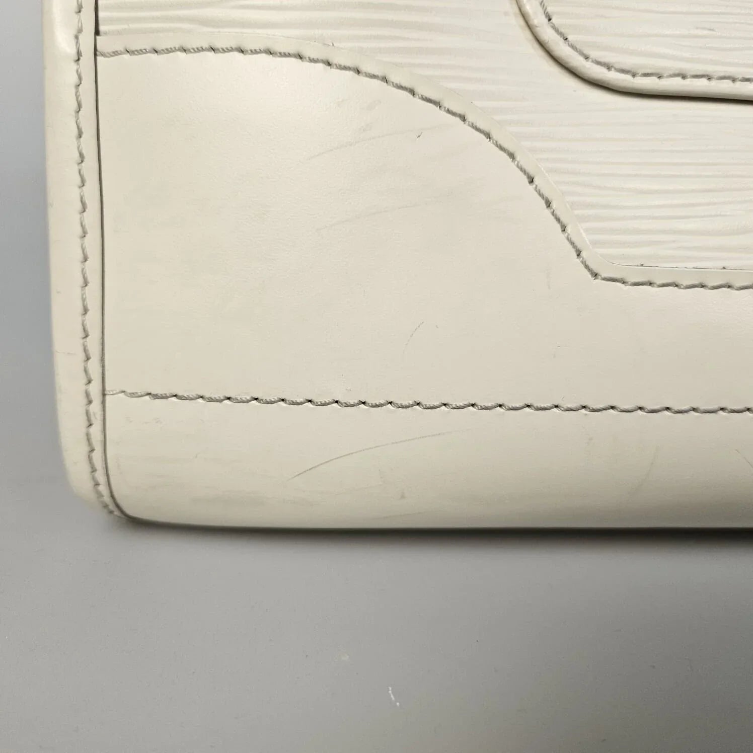 Louis Vuitton Madeleine Epi GM Bag White - Lost Designer