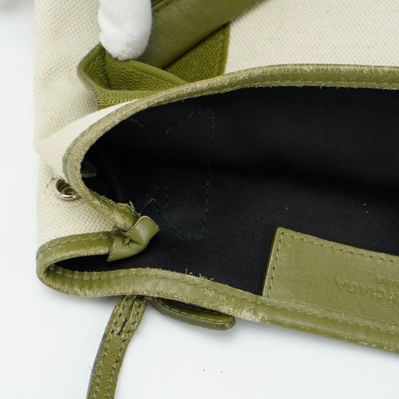Balenciaga Cabas XS Tote Mini Bag Green - Lost Designer